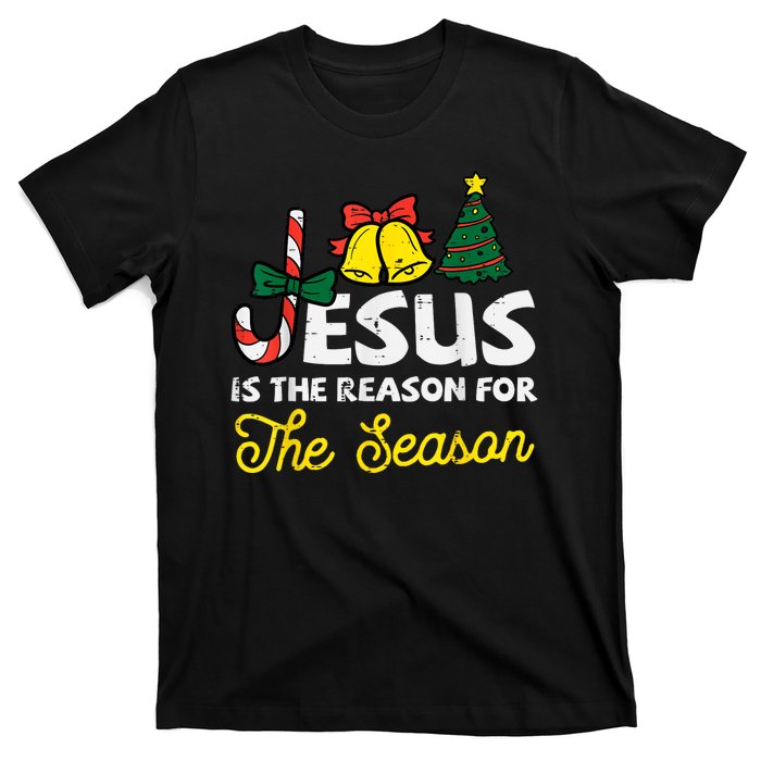 Jesus Reason For Season Christian God Christmas T-Shirt