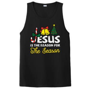 Jesus Reason For Season Christian God Christmas PosiCharge Competitor Tank