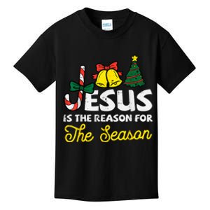 Jesus Reason For Season Christian God Christmas Kids T-Shirt