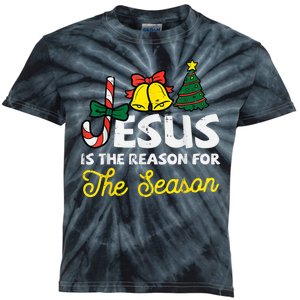 Jesus Reason For Season Christian God Christmas Kids Tie-Dye T-Shirt