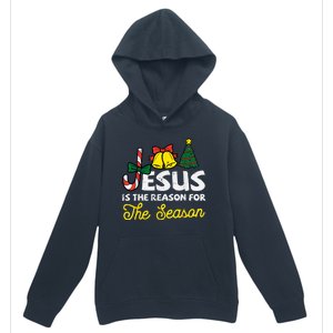 Jesus Reason For Season Christian God Christmas Urban Pullover Hoodie