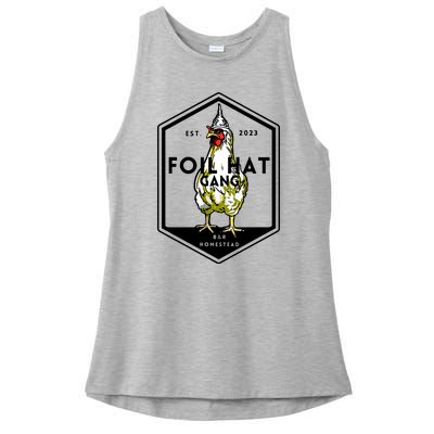 Jessica Rojas Foil Hat Gang Ladies PosiCharge Tri-Blend Wicking Tank