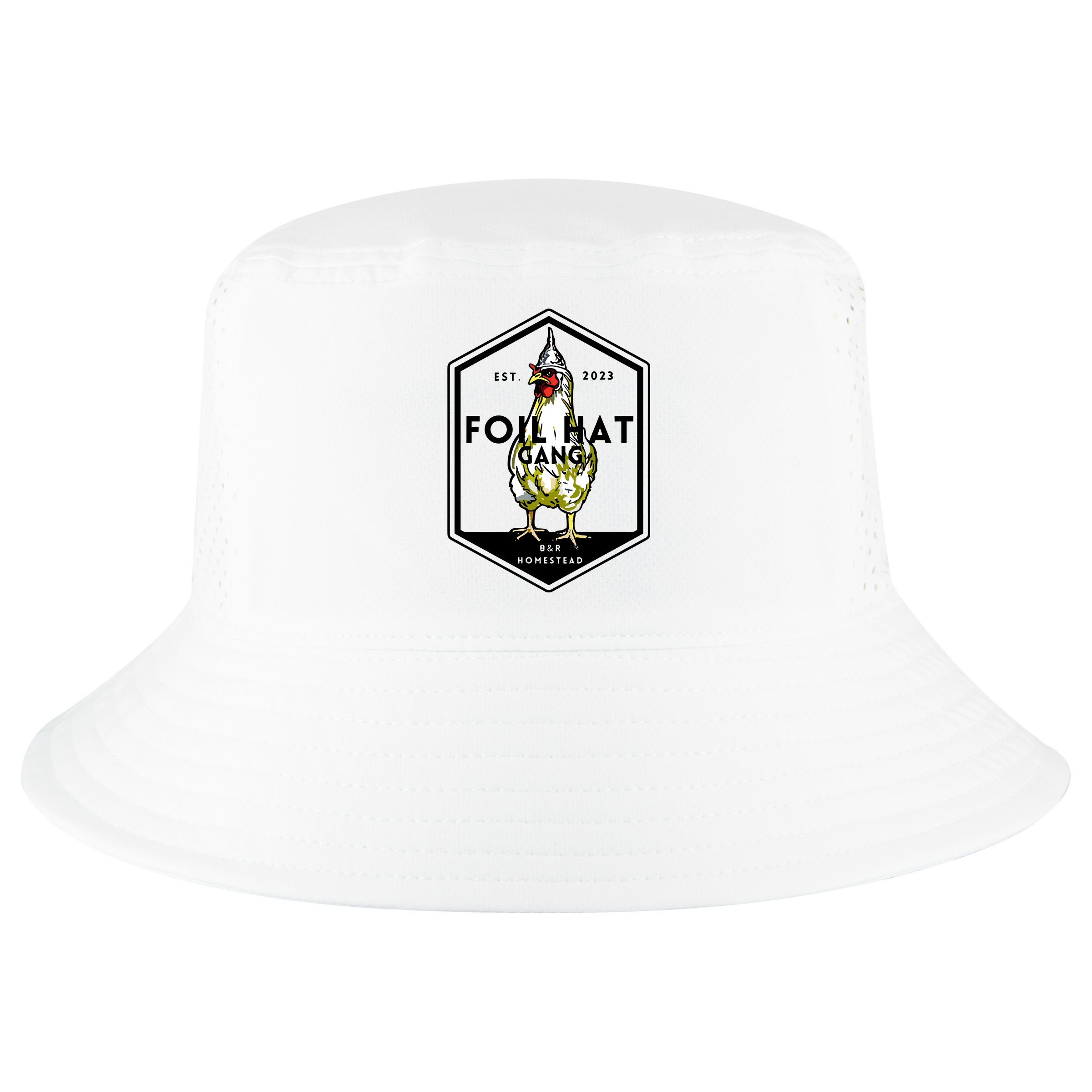 Jessica Rojas Foil Hat Gang Cool Comfort Performance Bucket Hat