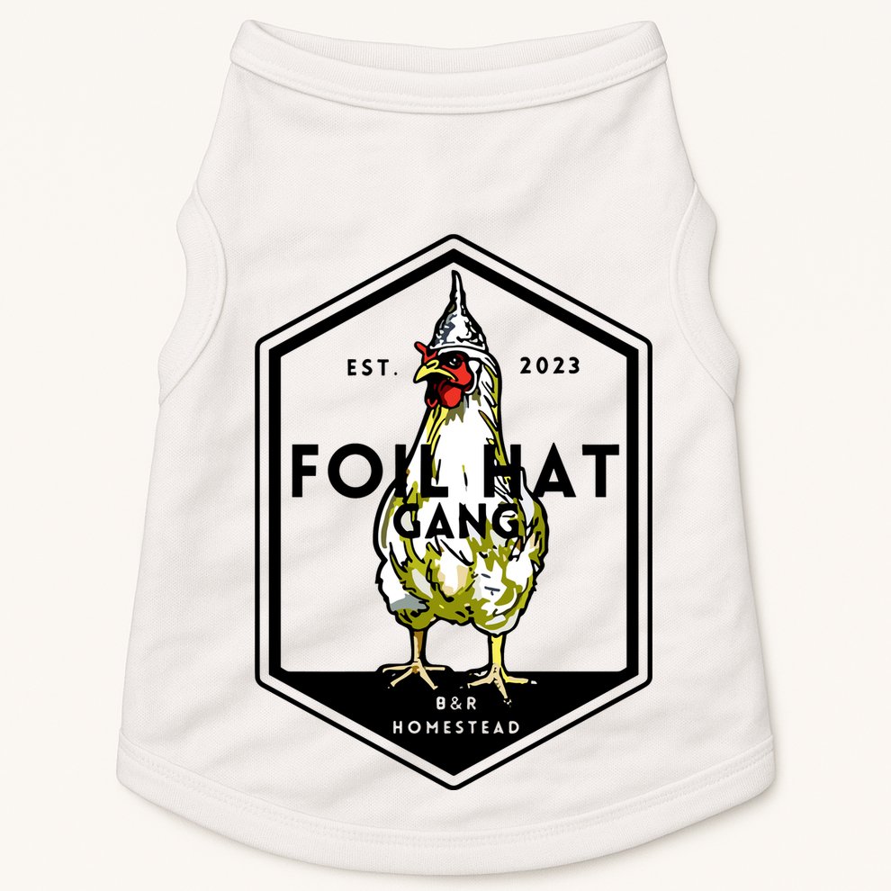 Jessica Rojas Foil Hat Gang Doggie Tank