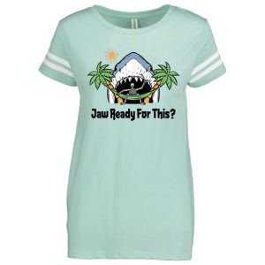 Jaw Ready For This Beach Vacation Funny Enza Ladies Jersey Football T-Shirt