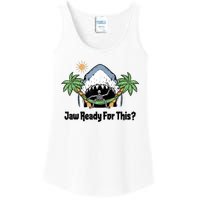 Jaw Ready For This Beach Vacation Funny Ladies Essential Tank