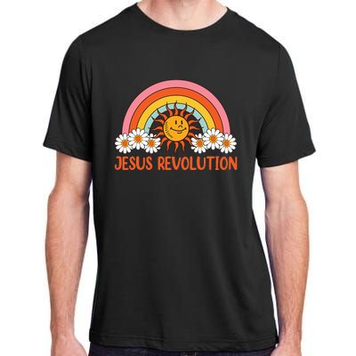 Jesus Revolution funny christian faith cross Adult ChromaSoft Performance T-Shirt