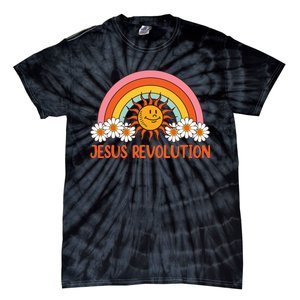 Jesus Revolution funny christian faith cross Tie-Dye T-Shirt