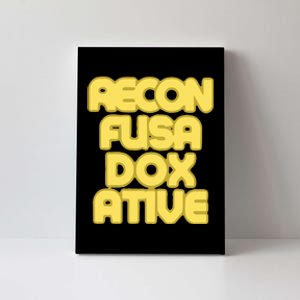 Judaism Recon Fusa Dox Ative Canvas