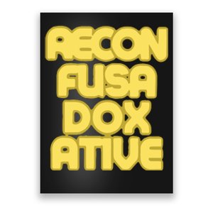 Judaism Recon Fusa Dox Ative Poster