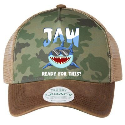 Jaw Ready For This Funny Shark Pun Legacy Tie Dye Trucker Hat