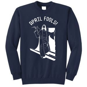 Jesus Rising From Tomb Funny Tall Sweatshirt