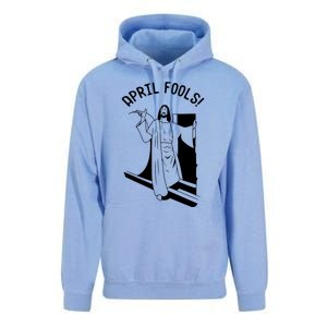 Jesus Rising From Tomb Funny Unisex Surf Hoodie