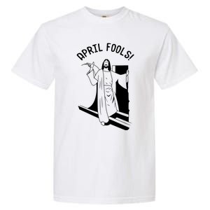 Jesus Rising From Tomb Funny Garment-Dyed Heavyweight T-Shirt