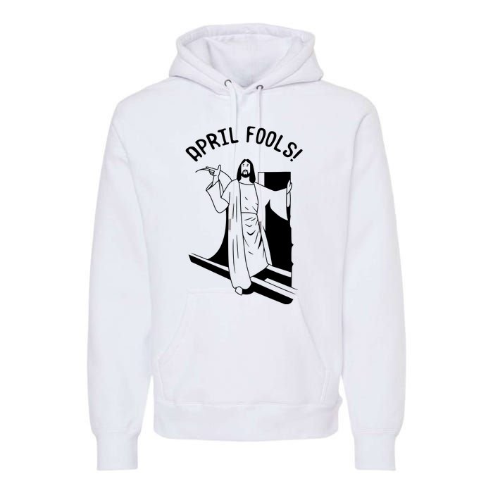 Jesus Rising From Tomb Funny Premium Hoodie