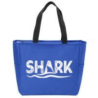 Jaw Ready For This Shark Fin Lovers Ocean Zip Tote Bag