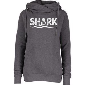 Jaw Ready For This Shark Fin Lovers Ocean Womens Funnel Neck Pullover Hood