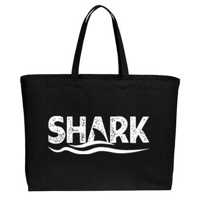 Jaw Ready For This Shark Fin Lovers Ocean Cotton Canvas Jumbo Tote