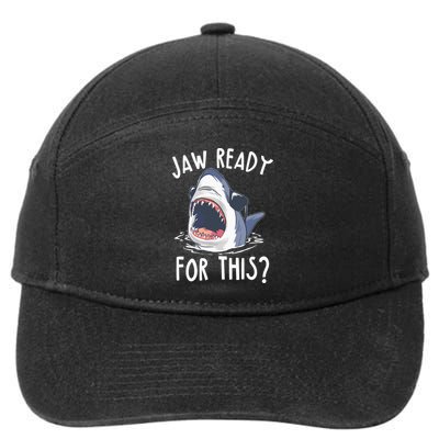 Jaw Ready For This Shark Week 7-Panel Snapback Hat