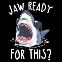 Jaw Ready For This Shark Week 7-Panel Snapback Hat
