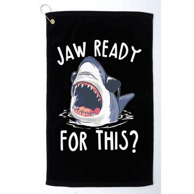 Jaw Ready For This Shark Week Golf Towel