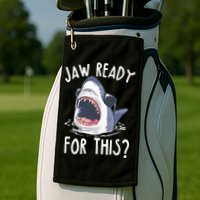 Jaw Ready For This Shark Week Golf Towel