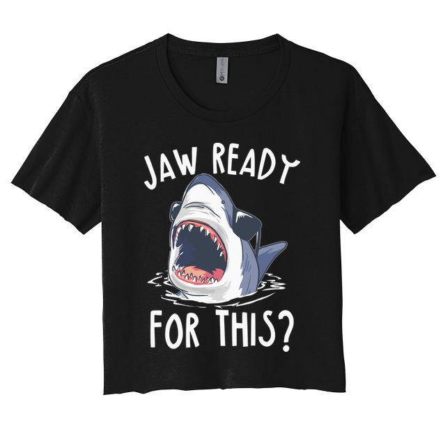 Jaw Ready For This Shark Week Crop Top