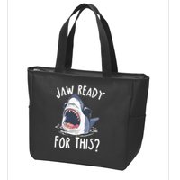 Jaw Ready For This Shark Week Zip Tote Bag