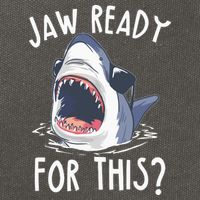 Jaw Ready For This Shark Week Cotton Canvas Backpack