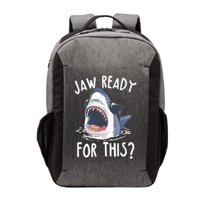Jaw Ready For This Shark Week Vector Backpack