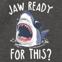 Jaw Ready For This Shark Week Vector Backpack