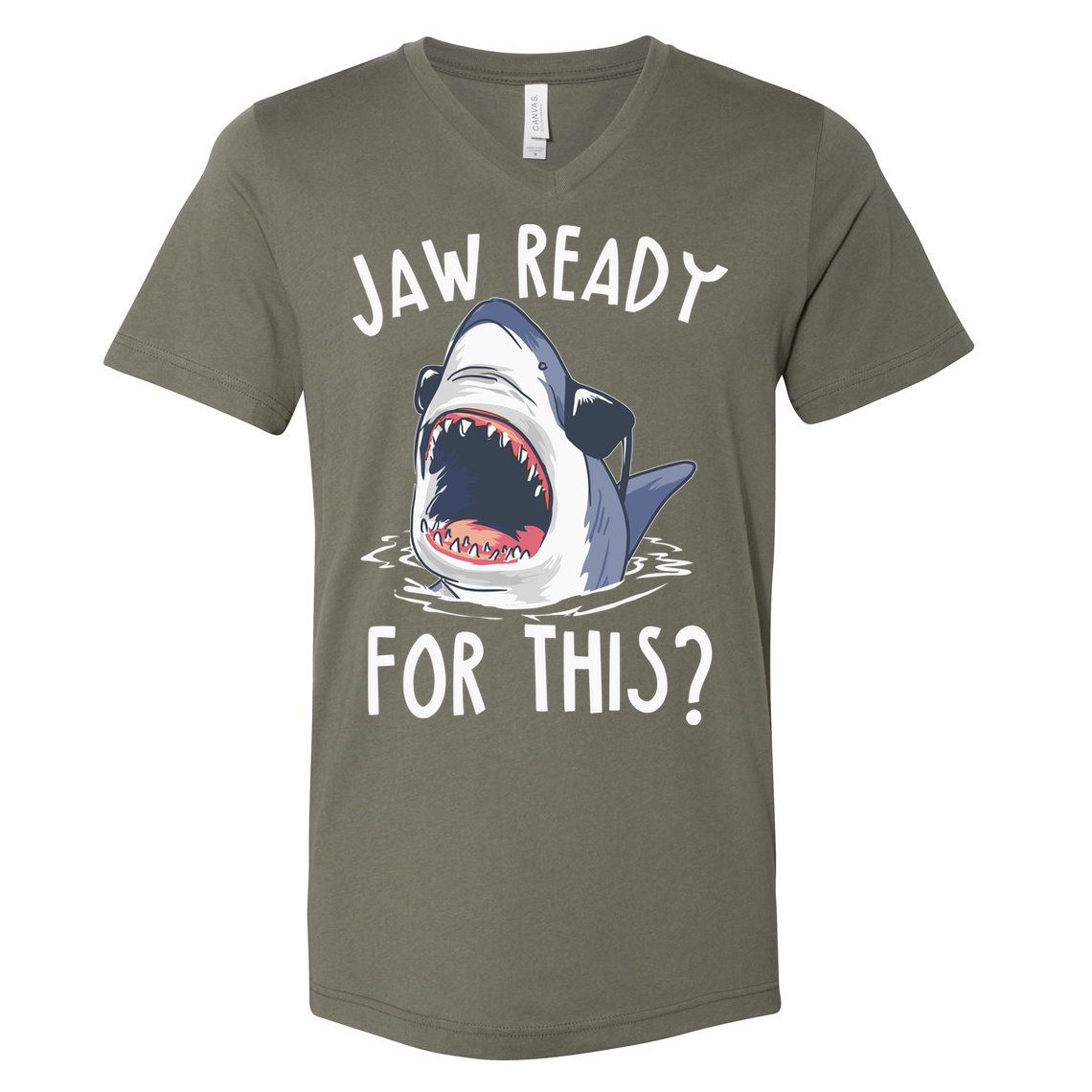Jaw Ready For This Shark Week V-Neck T-Shirt