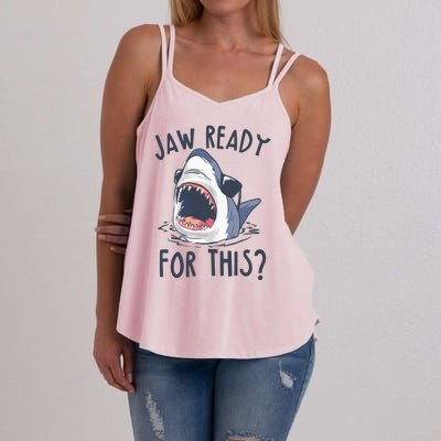 Jaw Ready For This Shark Week Women's Strappy Tank