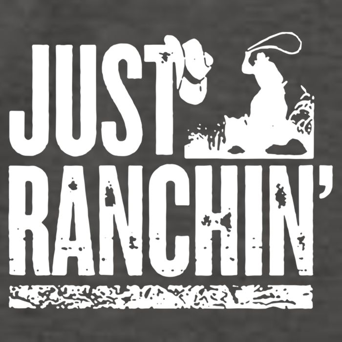Just Ranchin' Farmer Cow Horse Cow Rodeo Lovers Meaningful Gift Vector Backpack