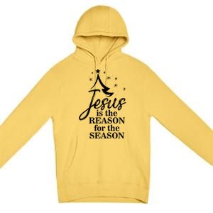 Jesus Reason For The Season Christian Christmas Spiritual Premium Pullover Hoodie