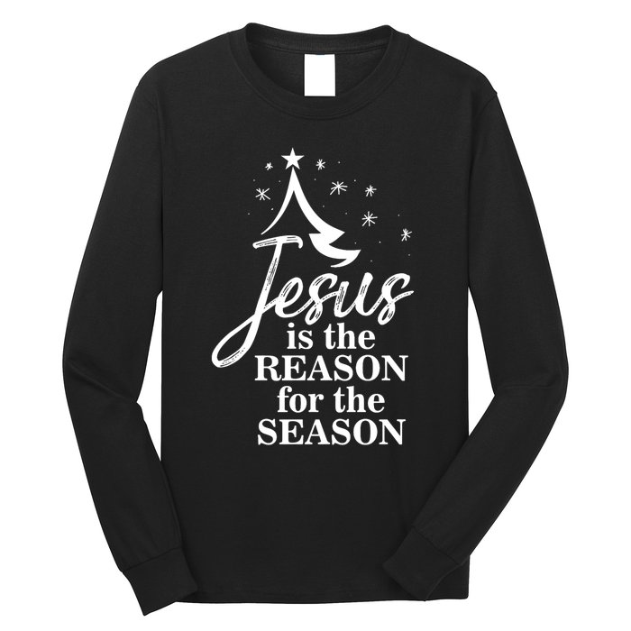 Jesus Reason For The Season Christian Christmas Spiritual Long Sleeve Shirt