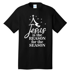 Jesus Reason For The Season Christian Christmas Spiritual Tall T-Shirt