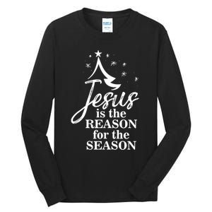 Jesus Reason For The Season Christian Christmas Spiritual Tall Long Sleeve T-Shirt