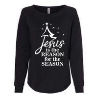 Jesus Reason For The Season Christian Christmas Spiritual Womens California Wash Sweatshirt