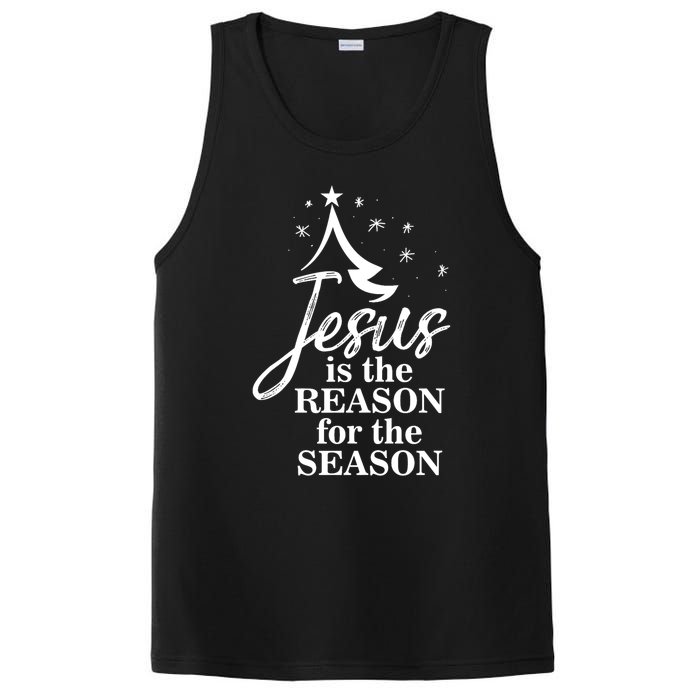 Jesus Reason For The Season Christian Christmas Spiritual PosiCharge Competitor Tank