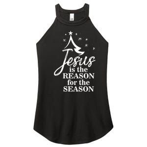 Jesus Reason For The Season Christian Christmas Spiritual Women's Perfect Tri Rocker Tank