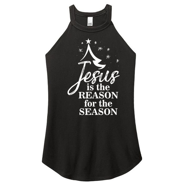 Jesus Reason For The Season Christian Christmas Spiritual Women's Perfect Tri Rocker Tank