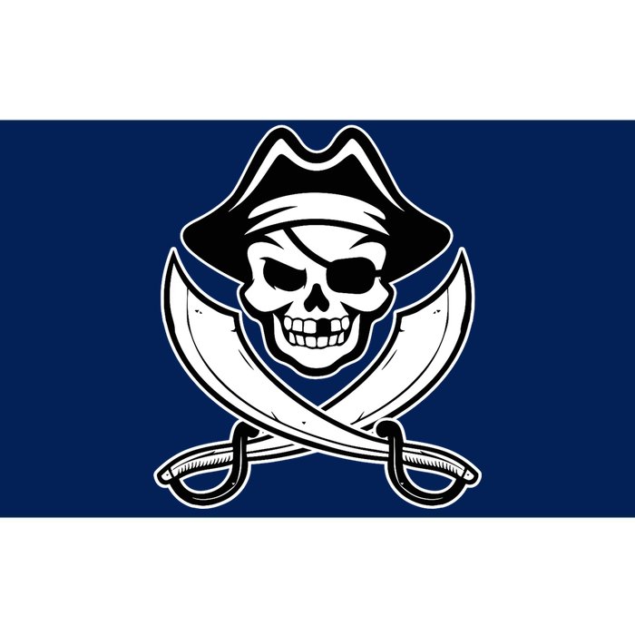 Jolly Roger Gasparilla Pirate Skull With Swords Bumper Sticker