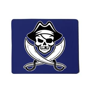 Jolly Roger Gasparilla Pirate Skull With Swords Mousepad