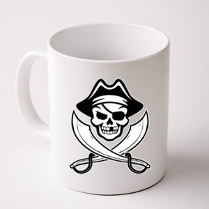 Jolly Roger Gasparilla Pirate Skull With Swords Coffee Mug