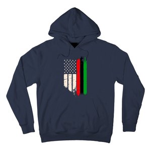 Juneteenth Red Green Black History American African Flag Hoodie