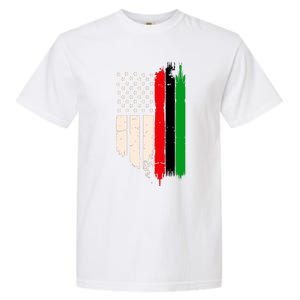 Juneteenth Red Green Black History American African Flag Garment-Dyed Heavyweight T-Shirt