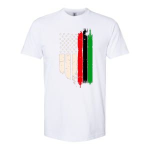 Juneteenth Red Green Black History American African Flag Softstyle CVC T-Shirt