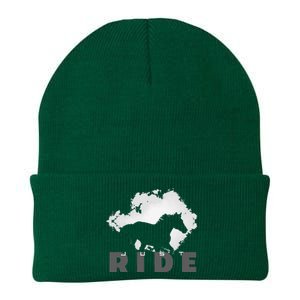 Just Ride Horseback Riding Apparel Horse Knit Cap Winter Beanie