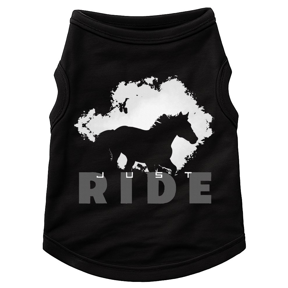 Just Ride Horseback Riding Apparel Horse Doggie Tank